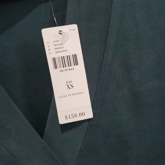 NWT Anthropologie teal suede dress - Picture 4 of 4